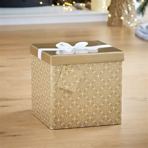 large gold gift boxes